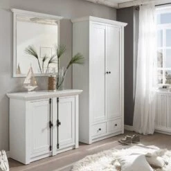 Armoire De Vestibule Geestland -Meilleur Meubles Magasin garderobenschrank geestland pinie weiss dekor 4486384