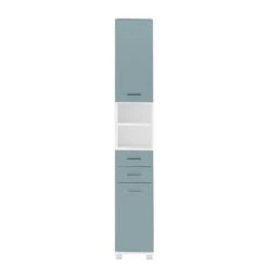 Armoire Lumo -Meilleur Meubles Magasin hochschrank lumo weiss taubenblau 4482392