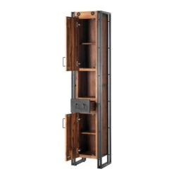 Colonne Salle De B. MANCHESTER 2 Portes 18 Colonne Salle De B. MANCHESTER 2 Portes -Meilleur Meubles Magasin hochschrank manchester akazie teilmassiv metall 4874704