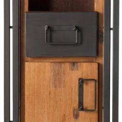 Colonne Salle De B. MANCHESTER 2 Portes 23 Colonne Salle De B. MANCHESTER 2 Portes -Meilleur Meubles Magasin hochschrank manchester akazie teilmassiv metall 4874708