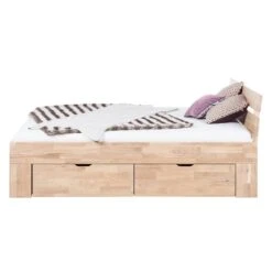 Lit En Bois Massif EosWOOD -Meilleur Meubles Magasin massivholzbett eoswood inklusive 4 bettkaesten eiche massiv 180 x 200cm eiche weissoel 3396681