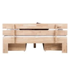 Lit En Bois Massif EosWOOD -Meilleur Meubles Magasin massivholzbett eoswood inklusive 4 bettkaesten eiche massiv 180 x 200cm eiche weissoel 3396685