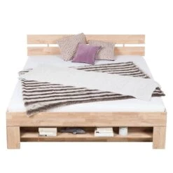 Lit En Bois Massif EosWOOD -Meilleur Meubles Magasin massivholzbett eoswood inklusive 4 bettkaesten eiche massiv 180 x 200cm eiche weissoel 3396717