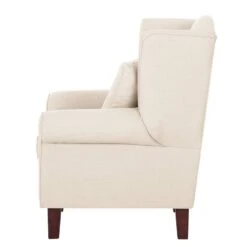 Fauteuil à Oreilles Colmar -Meilleur Meubles Magasin ohrensessel colmar webstoff mit hocker stoff maka beige 4827304