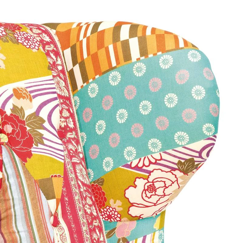 Fauteuil Wing Patchwork 15 Fauteuil Wing Patchwork – Image 13