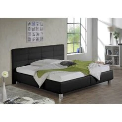 Lit Capitonné Parsberg II -Meilleur Meubles Magasin polsterbett parsberg ii kunstleder 140 x 200cm kein bettkasten schwarz 5155928
