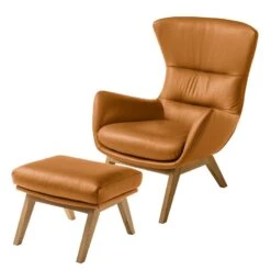 Fauteuil Hepburn I -Meilleur Meubles Magasin polsterhocker hepburn echtleder echtleder neka cognac 5025448 1