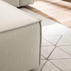 Repose-pieds KINX Rectangulaire -Meilleur Meubles Magasin polsterhocker kinx webstoff stoff osta altweiss 4647540