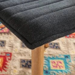 Chaise Capitonnée Kean I -Meilleur Meubles Magasin polsterstuhl kean i 2er set webstoff eiche massiv dunkelgrau 3784228