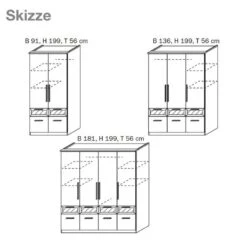 Armoire à Portes Battantes Bochum -Meilleur Meubles Magasin rauch bochum drehtuerenschrank kombischrank alpinweiss absetzungen milchglas m ra ssk boc 966 2