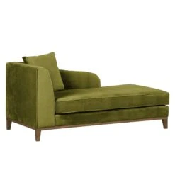 Récamière Blomma -Meilleur Meubles Magasin recamiere blomma samtstoff olivgruen armlehne davorstehend links nussbaum 3671193