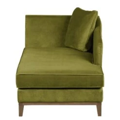 Récamière Blomma -Meilleur Meubles Magasin recamiere blomma samtstoff olivgruen armlehne davorstehend links nussbaum 3671197