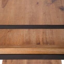 Étagère MANCHESTER 4 Rangements 150 Cm -Meilleur Meubles Magasin regal manchester ii akazie massiv metall 4873144