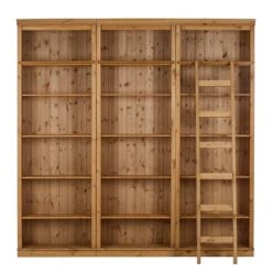 Bibliothèque Lillehammer II -Meilleur Meubles Magasin regalwand asgeir ii kiefer massiv gebeizt 320140