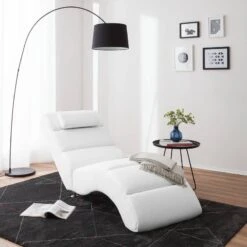Chaise Longue De Relaxation Califfo -Meilleur Meubles Magasin relaxliege califfo kunstleder weiss 4904588
