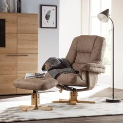 Fauteuil De Relaxation Bordeaux -Meilleur Meubles Magasin relaxsessel lacanau mit hocker microfaser braun 3320961