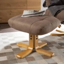 Fauteuil De Relaxation Bordeaux -Meilleur Meubles Magasin relaxsessel lacanau mit hocker microfaser braun 3320969