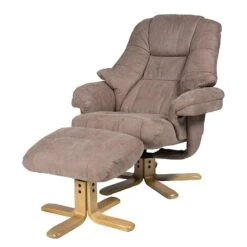 Fauteuil De Relaxation Bordeaux -Meilleur Meubles Magasin relaxsessel lacanau mit hocker microfaser braun 446445