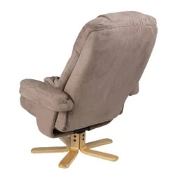 Fauteuil De Relaxation Bordeaux -Meilleur Meubles Magasin relaxsessel lacanau mit hocker microfaser braun 446448