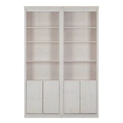 Étagère Murale Lillehammer III -Meilleur Meubles Magasin schrankwand asgeir i kiefer massiv weiss 320151