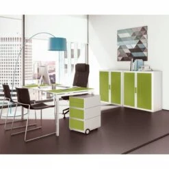 Bureau EasyDesk -Meilleur Meubles Magasin schreibtisch easydesk weiss gruen 140 x 80 cm 1989614