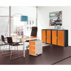 Bureau EasyDesk -Meilleur Meubles Magasin schreibtisch easydesk weiss orange 140 x 80 cm 1989610