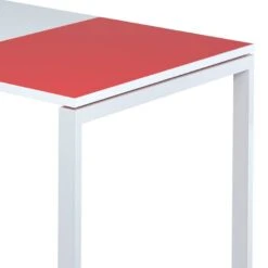Bureau EasyDesk -Meilleur Meubles Magasin schreibtisch easydesk weiss rot 140 x 80 cm 1722602