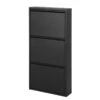 Armoire à Chaussures Cabinet -Meilleur Meubles Magasin schuhschrank cabinet metall schwarz 1293810