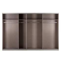 Armoire à Portes Coulissantes Quadra -Meilleur Meubles Magasin schwebetuerenschrank quadra spiegel alpinweiss glas weiss breite x hoehe 315 x 210 cm 1916890