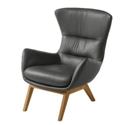 Fauteuil Hepburn I -Meilleur Meubles Magasin sessel hepburn echtleder echtleder neka grau 5024212