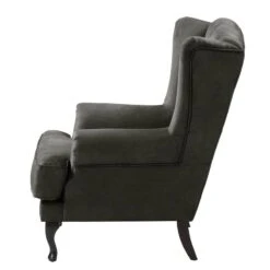 Fauteuil à Oreilles Miscol -Meilleur Meubles Magasin sessel miscol antiklederlook mit hocker dunkelgrau 4886432