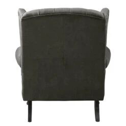 Fauteuil à Oreilles Miscol -Meilleur Meubles Magasin sessel miscol antiklederlook mit hocker dunkelgrau 4886436