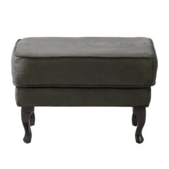 Fauteuil à Oreilles Miscol -Meilleur Meubles Magasin sessel miscol antiklederlook mit hocker dunkelgrau 4886444