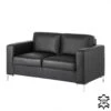 Canapé Lampone (2 Places) -Meilleur Meubles Magasin sofa lampone 2 sitzer echtleder schwarz 1417226