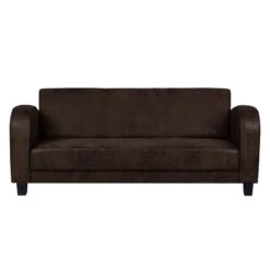 Canapé Tullow (3 Places) -Meilleur Meubles Magasin sofa tullow 3 sitzer antiklederoptik dunkelbraun 437556