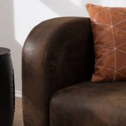 Canapé Tullow (3 Places) -Meilleur Meubles Magasin sofa tullow 3 sitzer antiklederoptik dunkelbraun 4972140