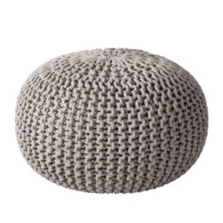Pouf Tricot Edson 32 Pouf Tricot Edson -Meilleur Meubles Magasin strickpouf edson webstoff hellgrau 4088080