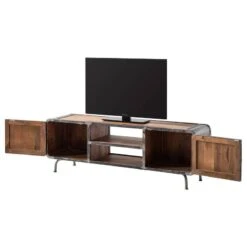 Meuble TV Wharton I -Meilleur Meubles Magasin tv lowboard wharton i mango teilmassiv stahl 5212440