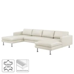 Canapé Panoramique Bivona II -Meilleur Meubles Magasin wohnlandschaft bivona ii echtleder perlweiss 4187324