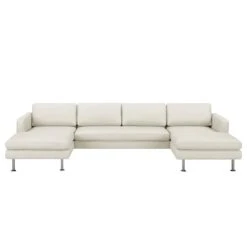 Canapé Panoramique Bivona II -Meilleur Meubles Magasin wohnlandschaft bivona ii echtleder perlweiss 4187328