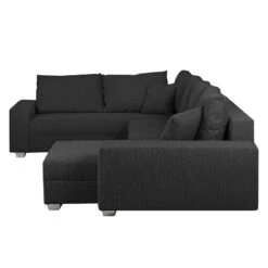 Canapé Panoramique Loorana (convertible) -Meilleur Meubles Magasin wohnlandschaft loorana mit schlaffunktion strukturstoff ottomane longchair beidseitig montierbar anthrazit 4096732