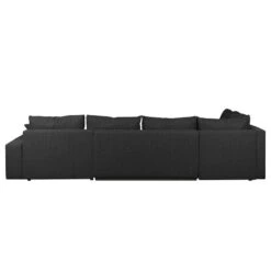 Canapé Panoramique Loorana (convertible) -Meilleur Meubles Magasin wohnlandschaft loorana mit schlaffunktion strukturstoff ottomane longchair beidseitig montierbar anthrazit 4096736