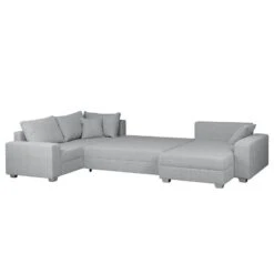Canapé Panoramique Loorana (convertible) -Meilleur Meubles Magasin wohnlandschaft loorana mit schlaffunktion strukturstoff ottomane longchair beidseitig montierbar hellgrau 4096640