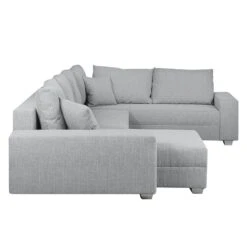 Canapé Panoramique Loorana (convertible) -Meilleur Meubles Magasin wohnlandschaft loorana mit schlaffunktion strukturstoff ottomane longchair beidseitig montierbar hellgrau 4096660