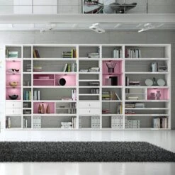 Etagère XXL Emporior L.A -Meilleur Meubles Magasin xxl regalwand emporior i a rgb led beleuchtung hochglanz weiss matt weiss 3396461